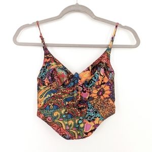 Urban Outfitters / Patterned Corset Top